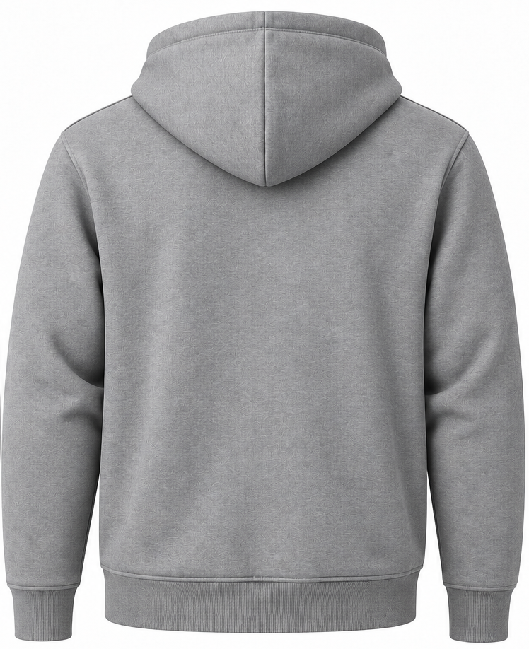 Polerón Canguro Racing IP Gris