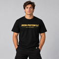 Polera Racing Gold IP Negra