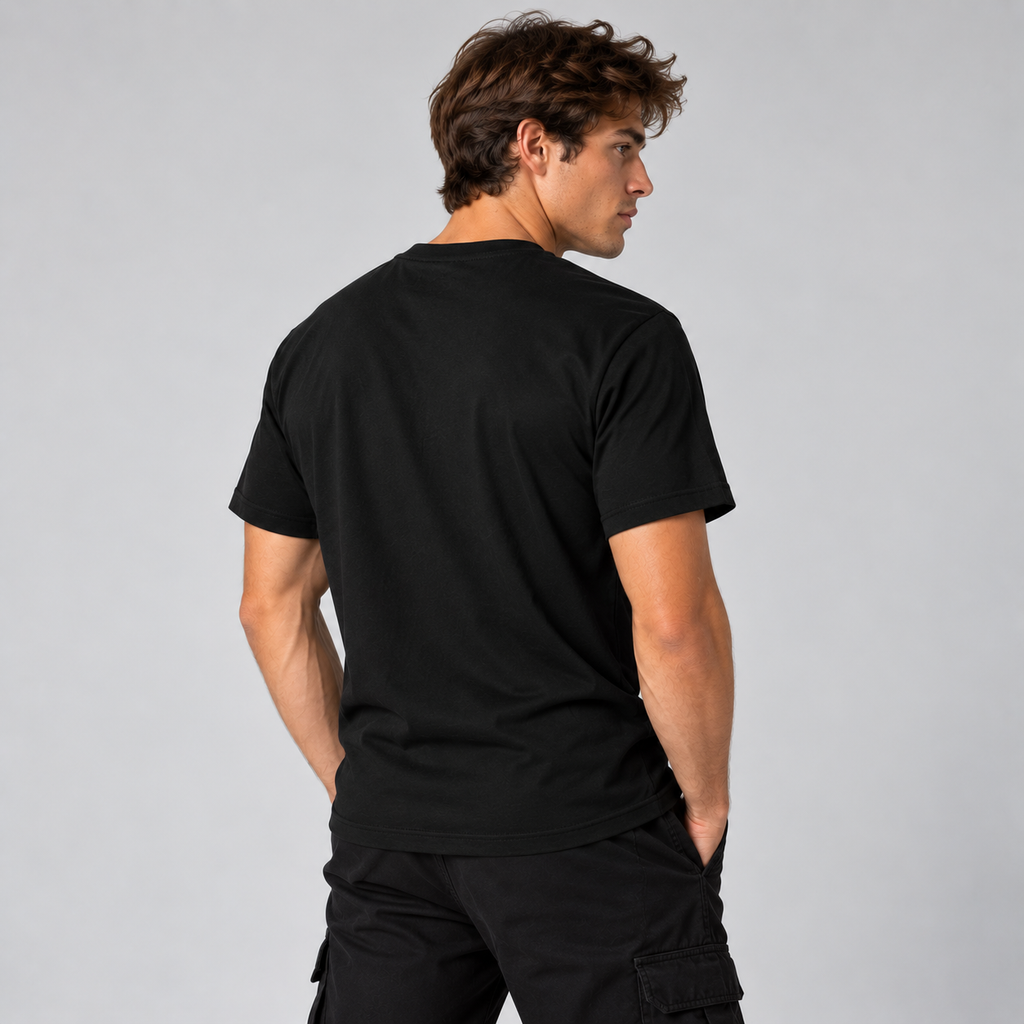 Polera Racing Gold IP Negra