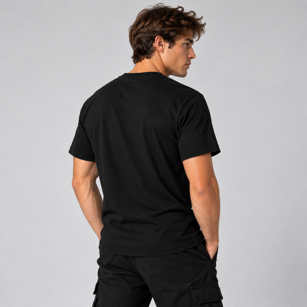 Polera Racing Gold IP Negra